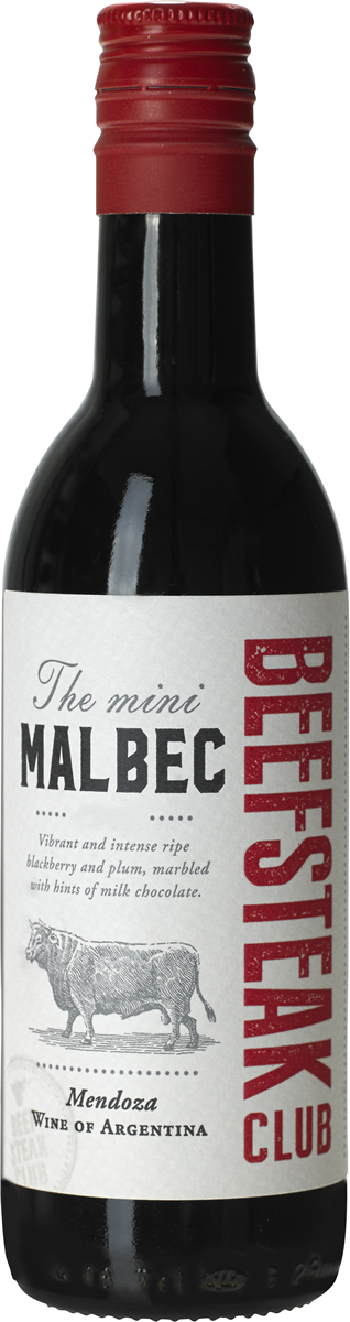 Beefsteak Club mini malbec 187 ml