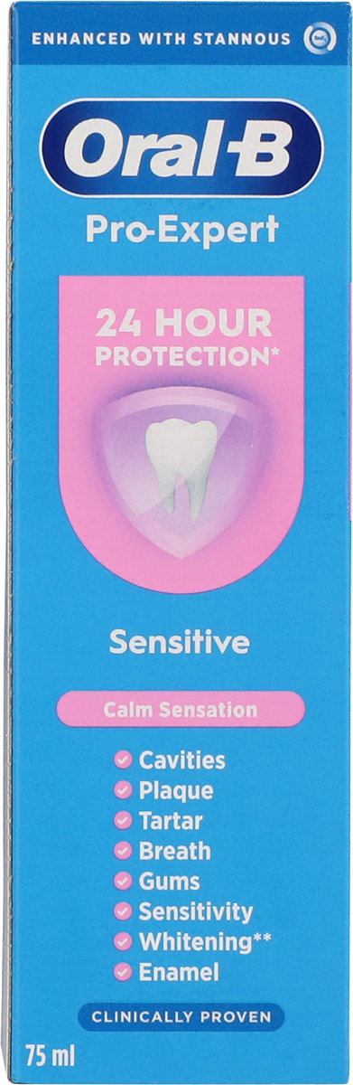 Oral-B Tandpasta Sensitiv m. Blegningseffekt