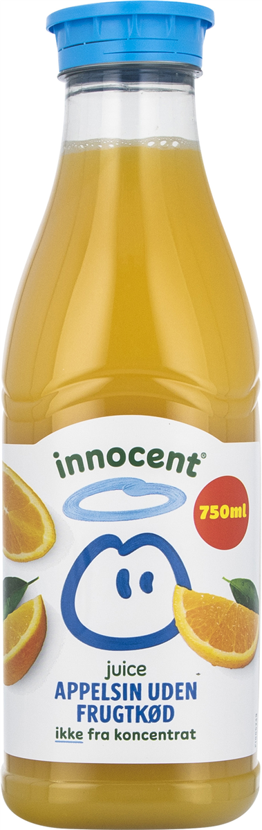 Appelsin juice u/frugtkød 750 ml