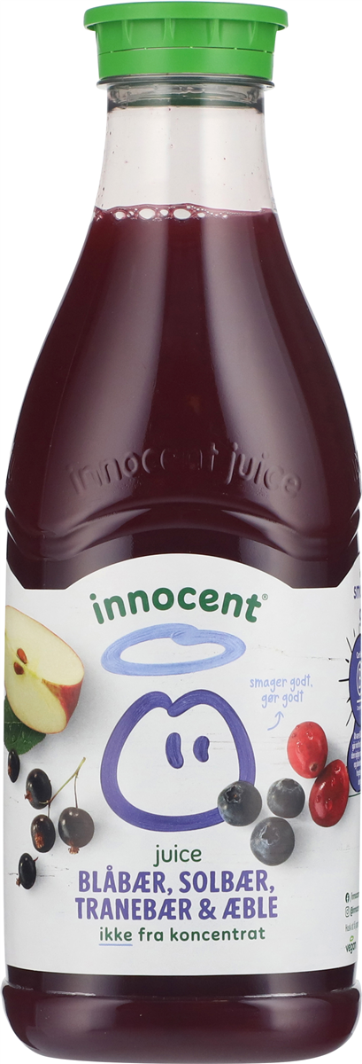 Innocent, Juice m. blåbær, solbær, tranebær og æble