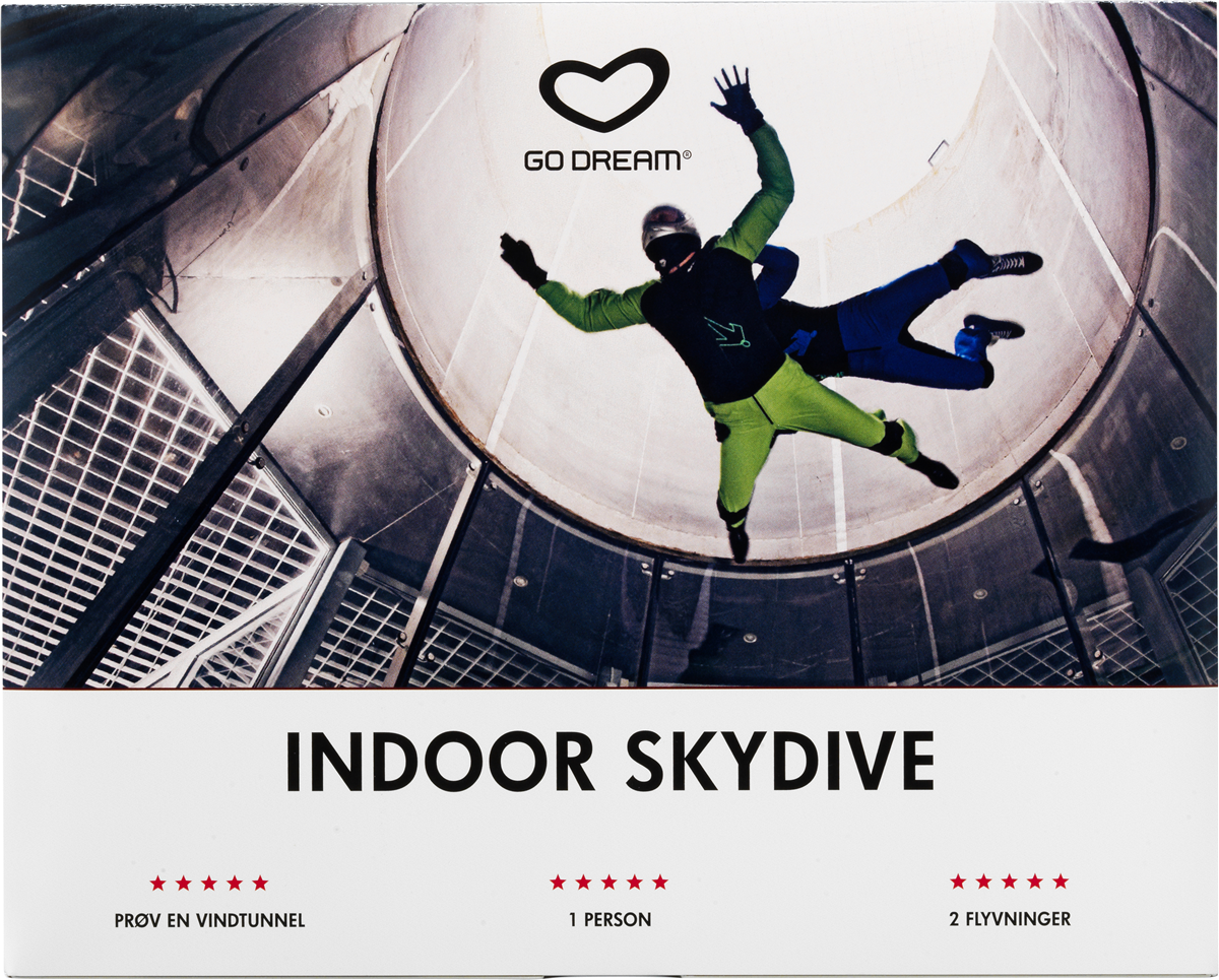 Oplevelsesgaver Opg indoor skydive