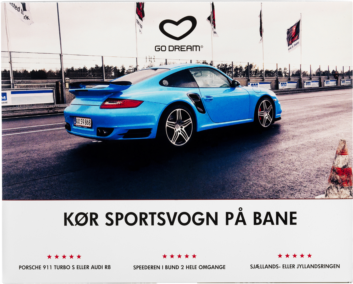 Oplevelsesgaver Opg kør selv sportsvogn