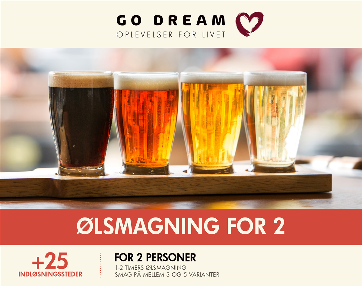 Oplevelsesgaver Opg ølsmagning for 2