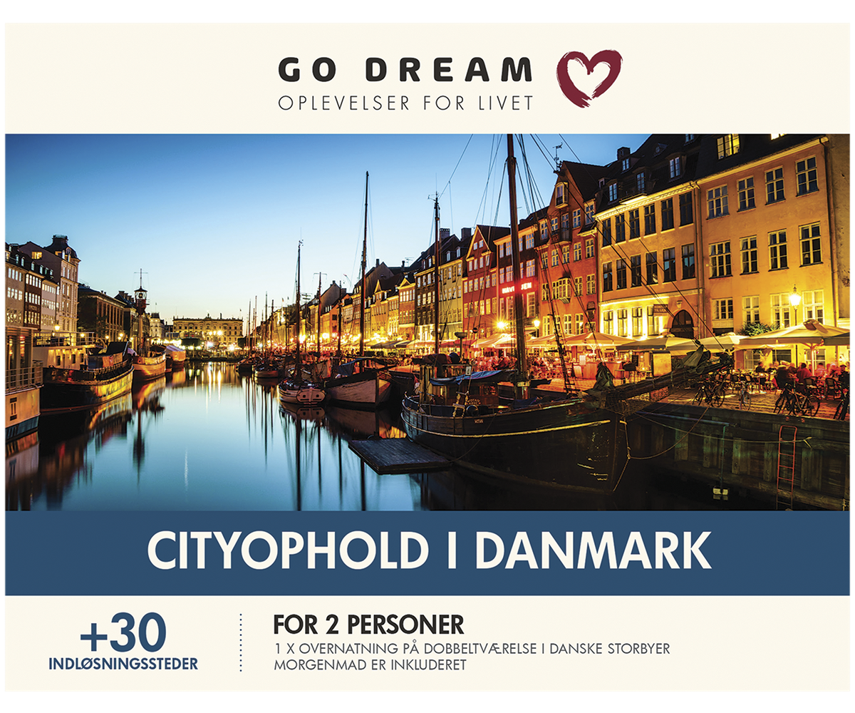 Oplevelsesgaver Opg. cityophold i Danmark
