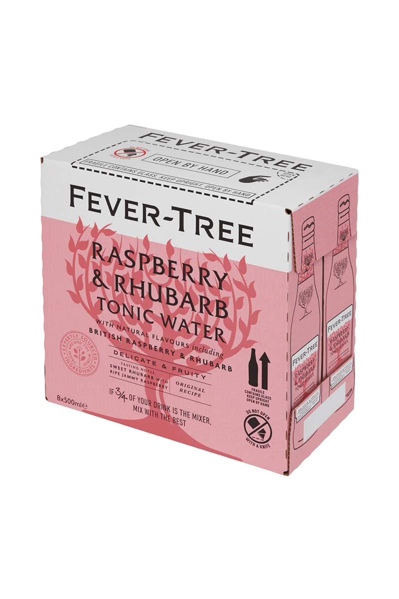 Fever-Tree hinb./rabar 8 fl 1600 ml
