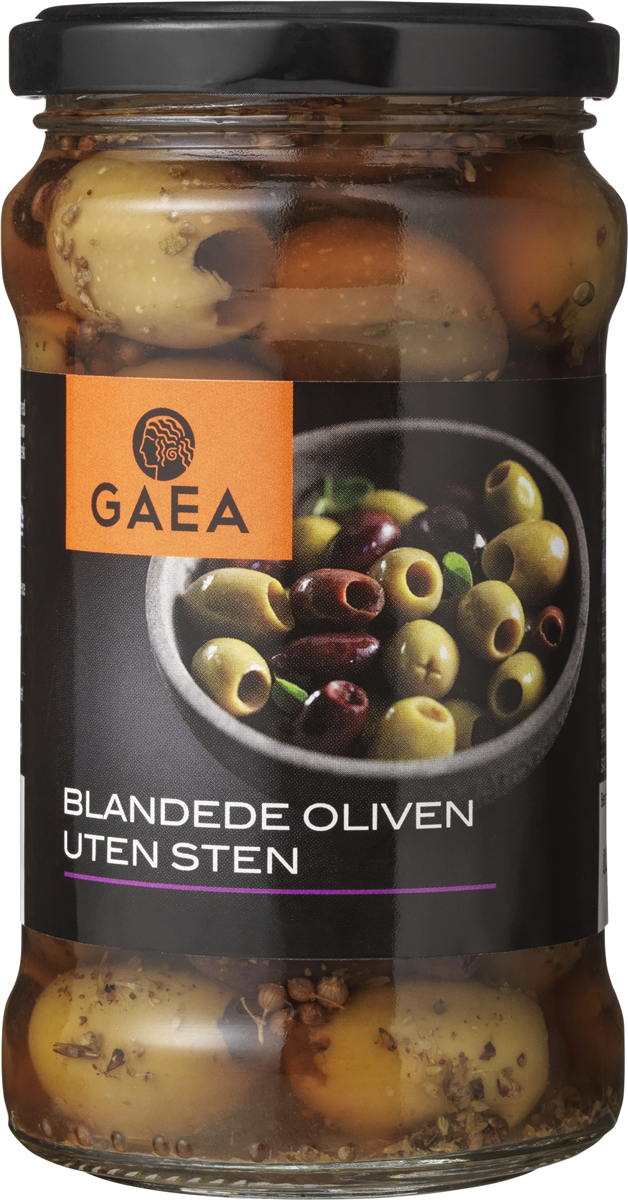 Gaea olivenmix uden sten 300 g