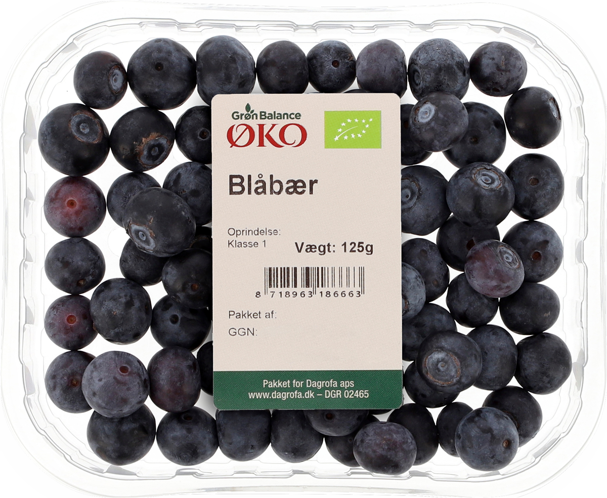 Øko-blåbær (GB) 125 g