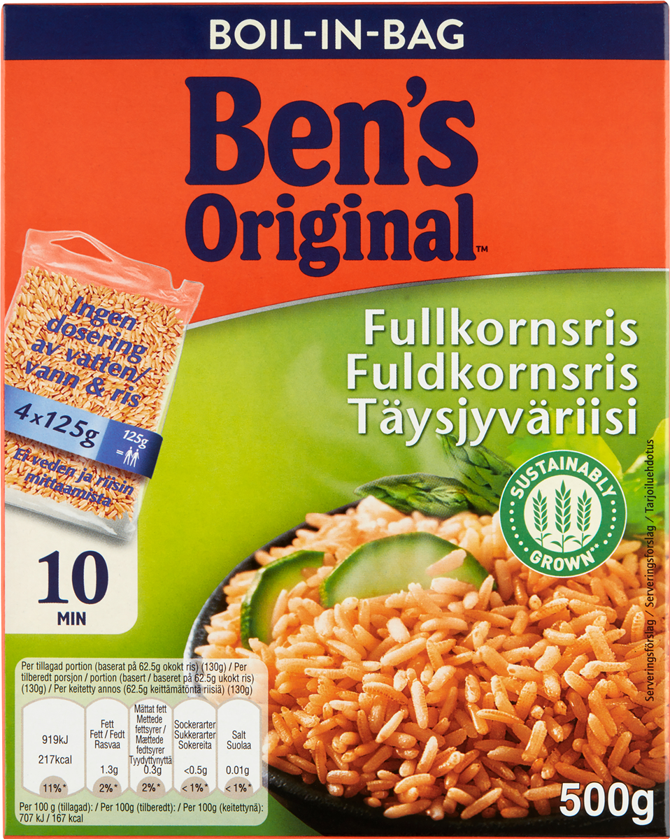 Uncle Ben's Kogepose Fuldkorns Ris