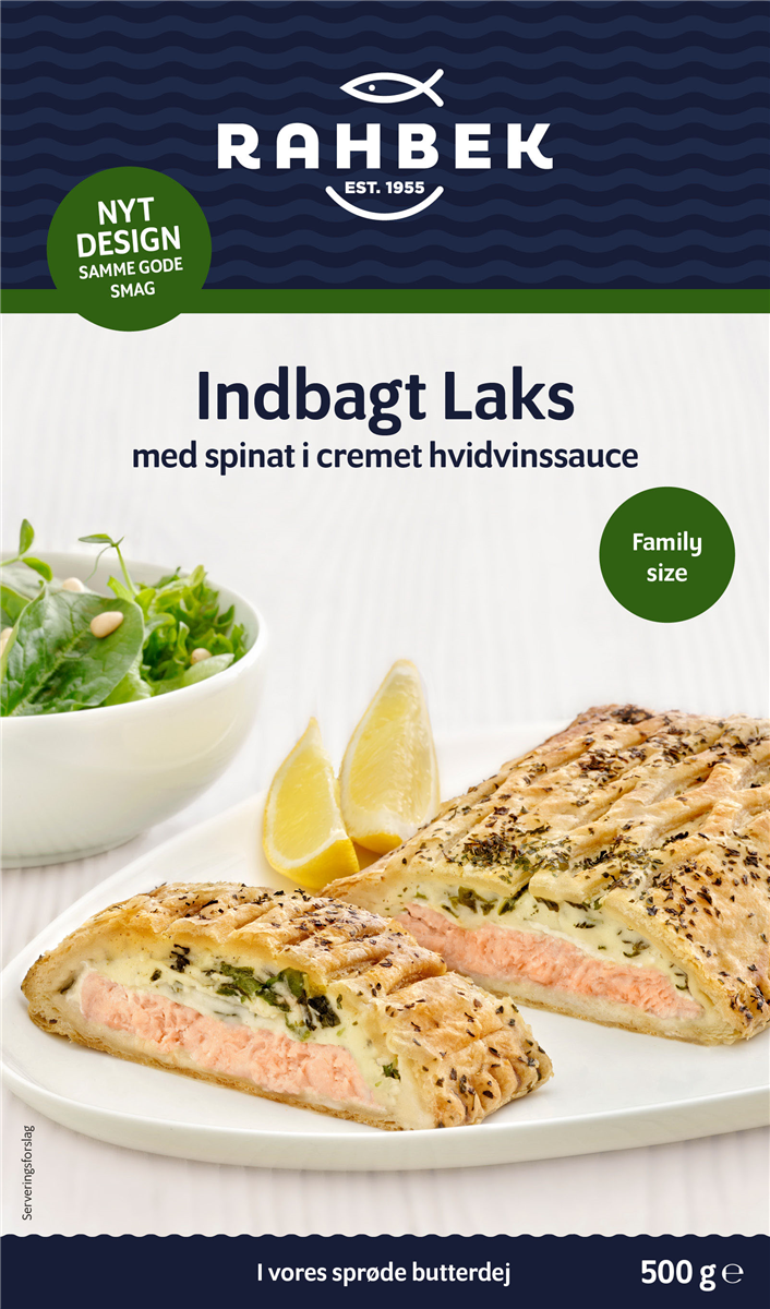 Indbagt Laks M/Spinat