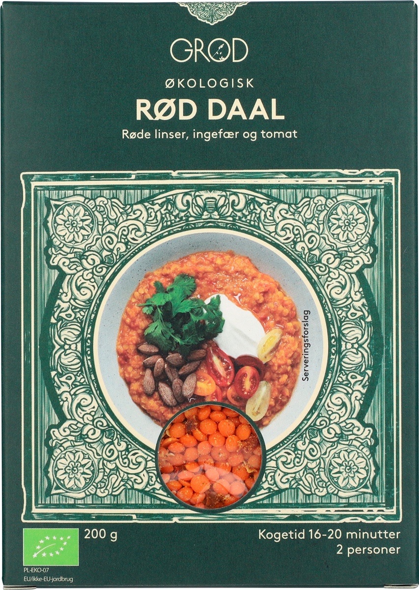 Grød Rød Daal Økologisk