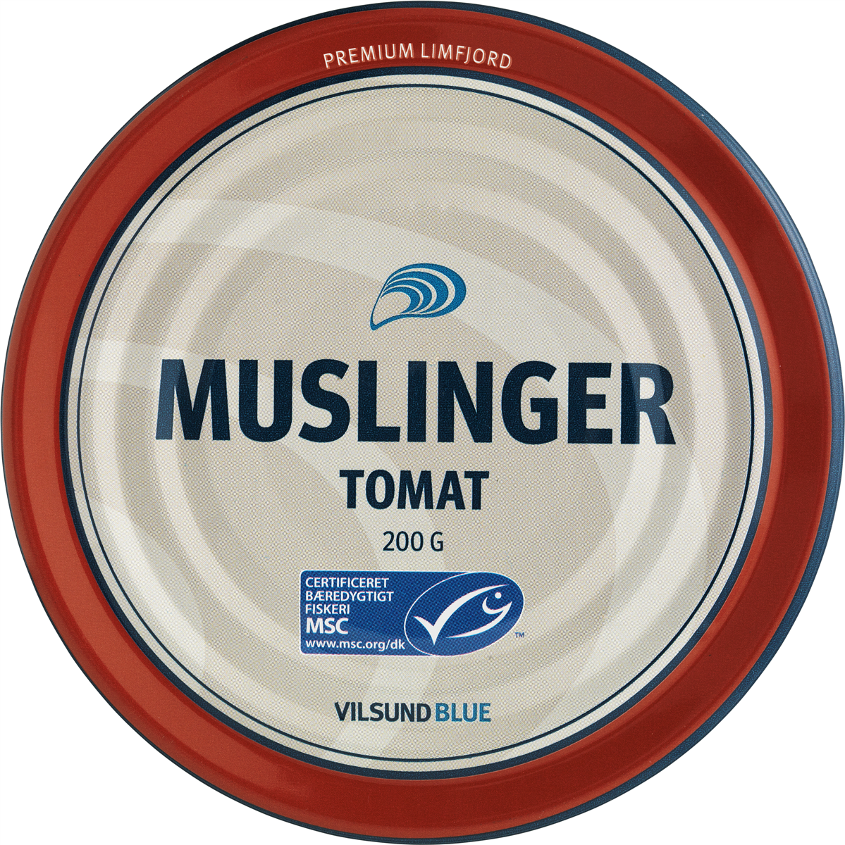 Muslinger i tomat MSC 190 g