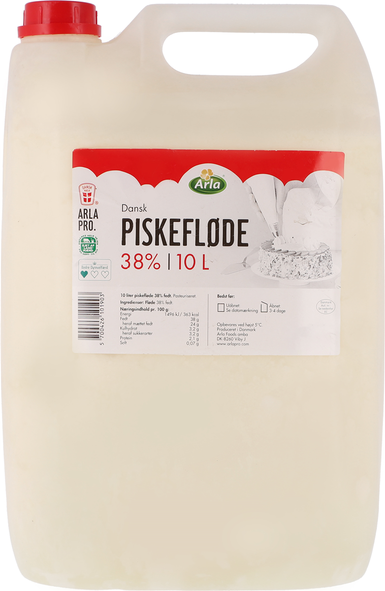 Piskefløde dunk 10000 ml