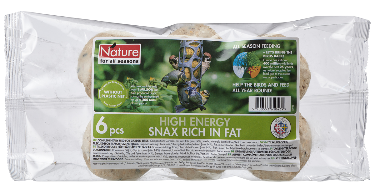 Nature mejsebolde 540 g