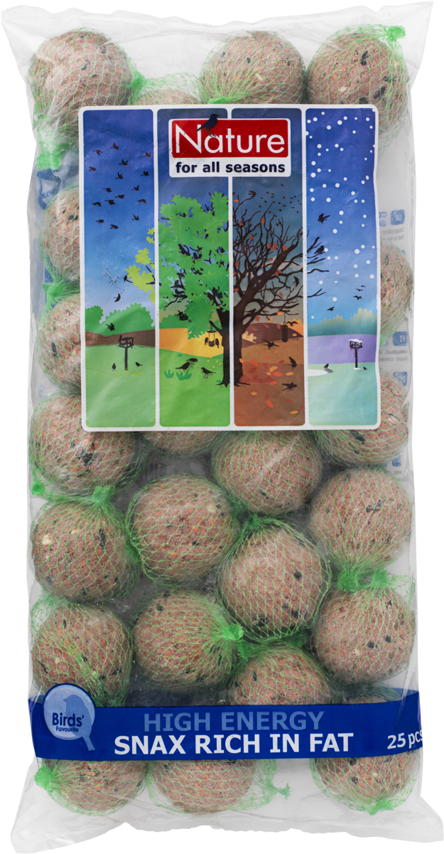 Natur mejsebolde 1/4 palle