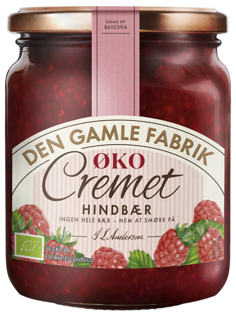 D.G.F Marmmelade Hindbær Creme Øko