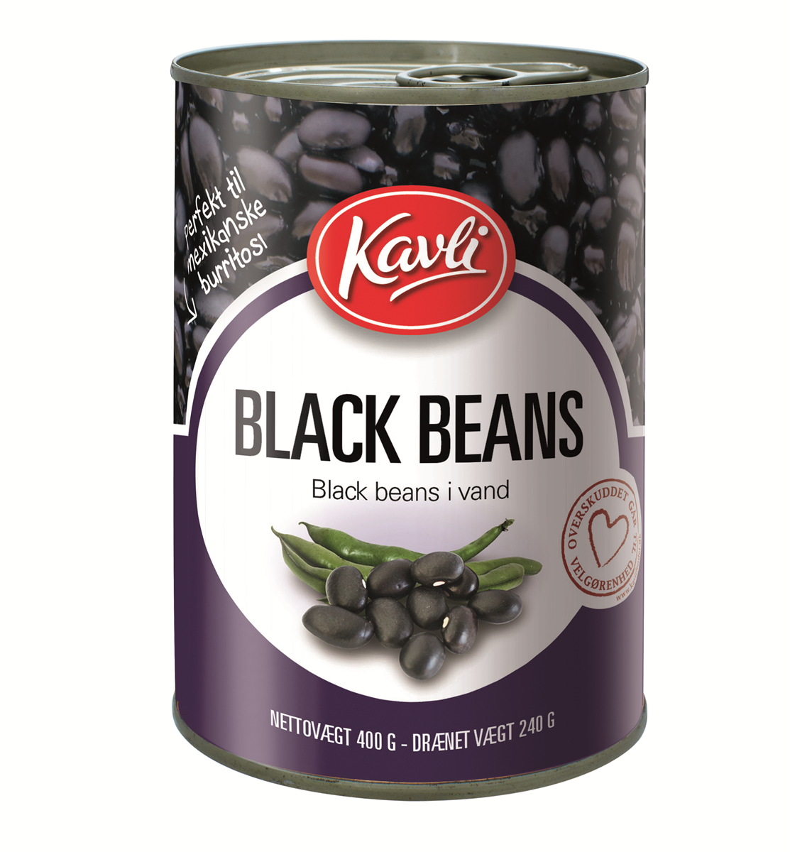 Kavli black beans 400 g