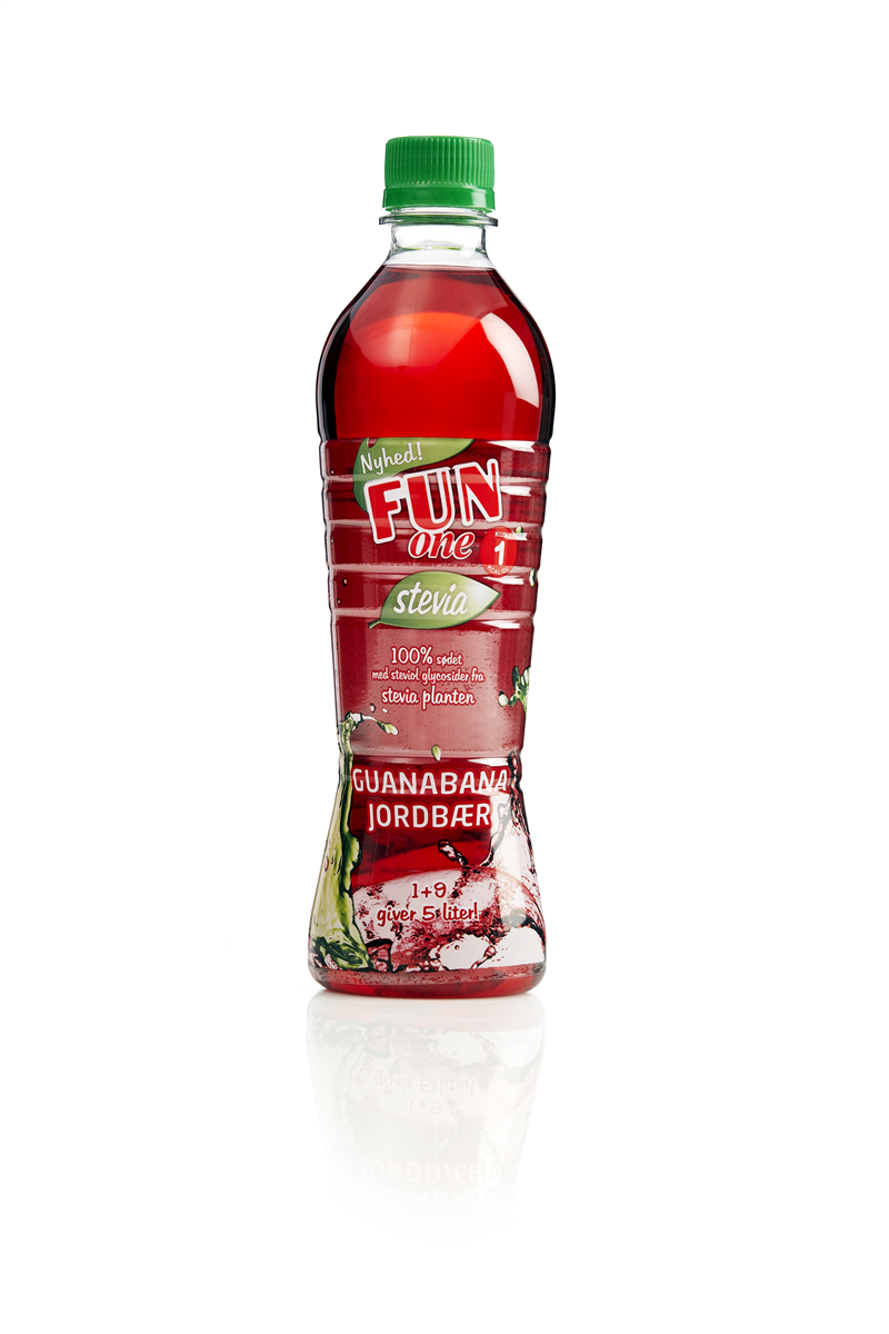 Fun One stevia guana/jordb 500 ml