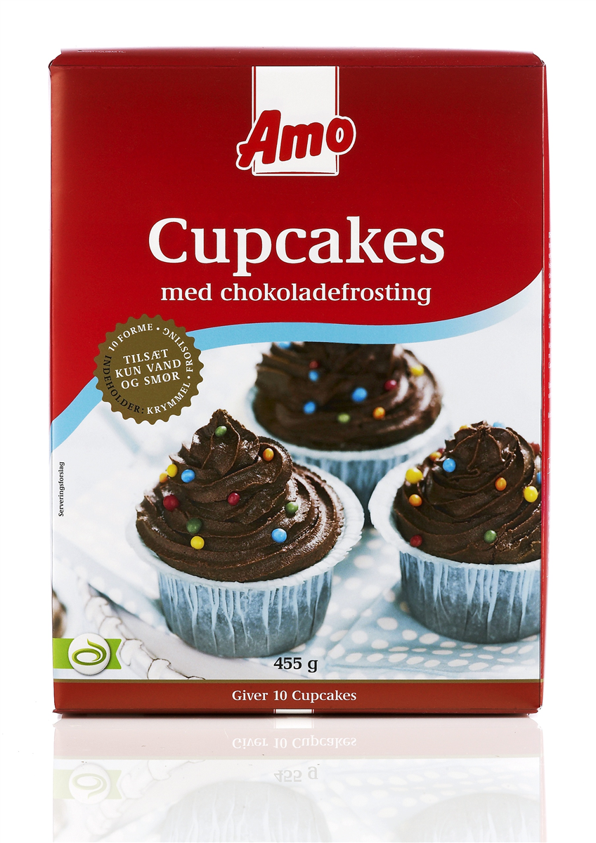 Amo cupcakes chokolade 455 g