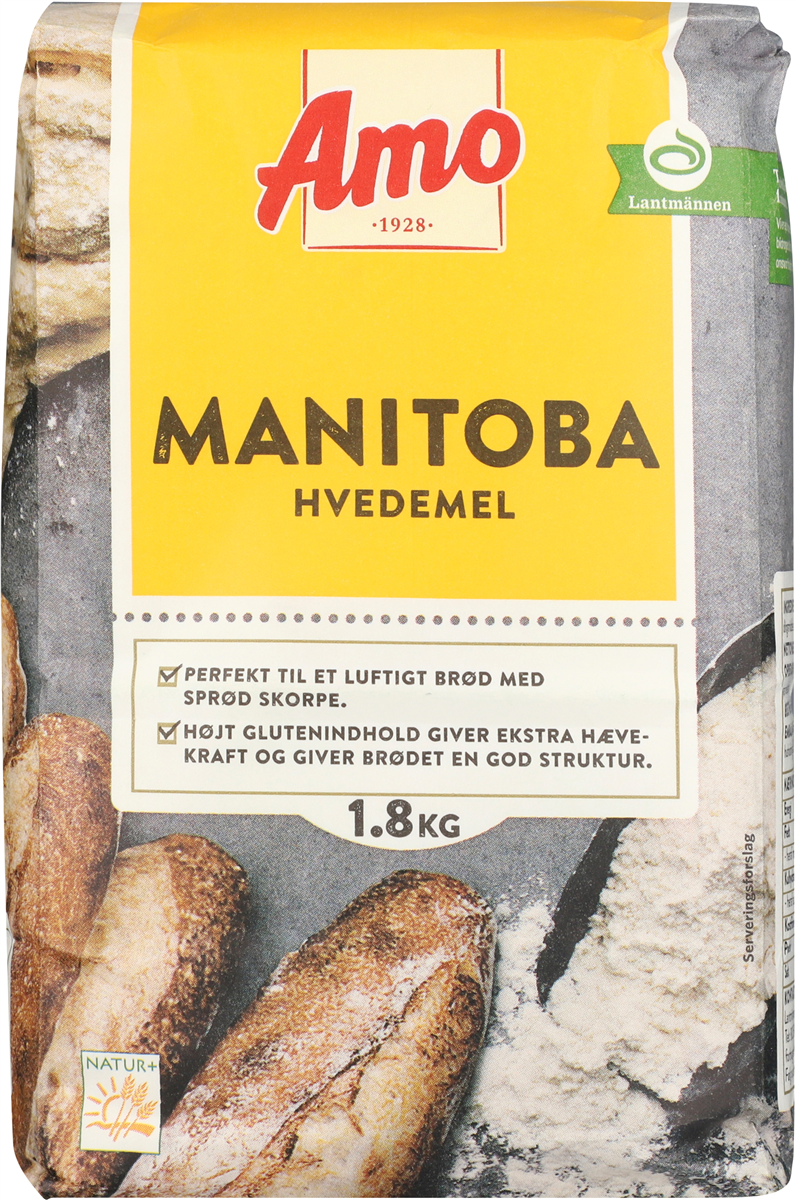 Amo Manitoba Hvedemel, 1,8 Kilogram