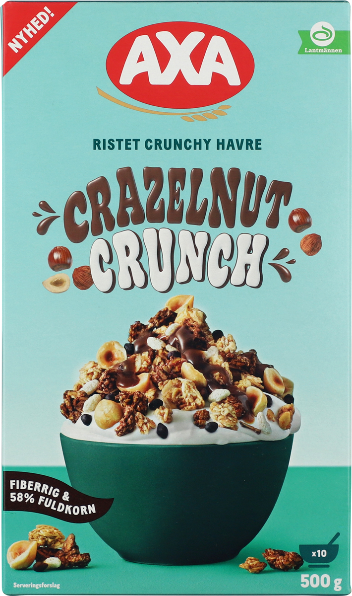Axa Granola Crazelnut Crun 500 g