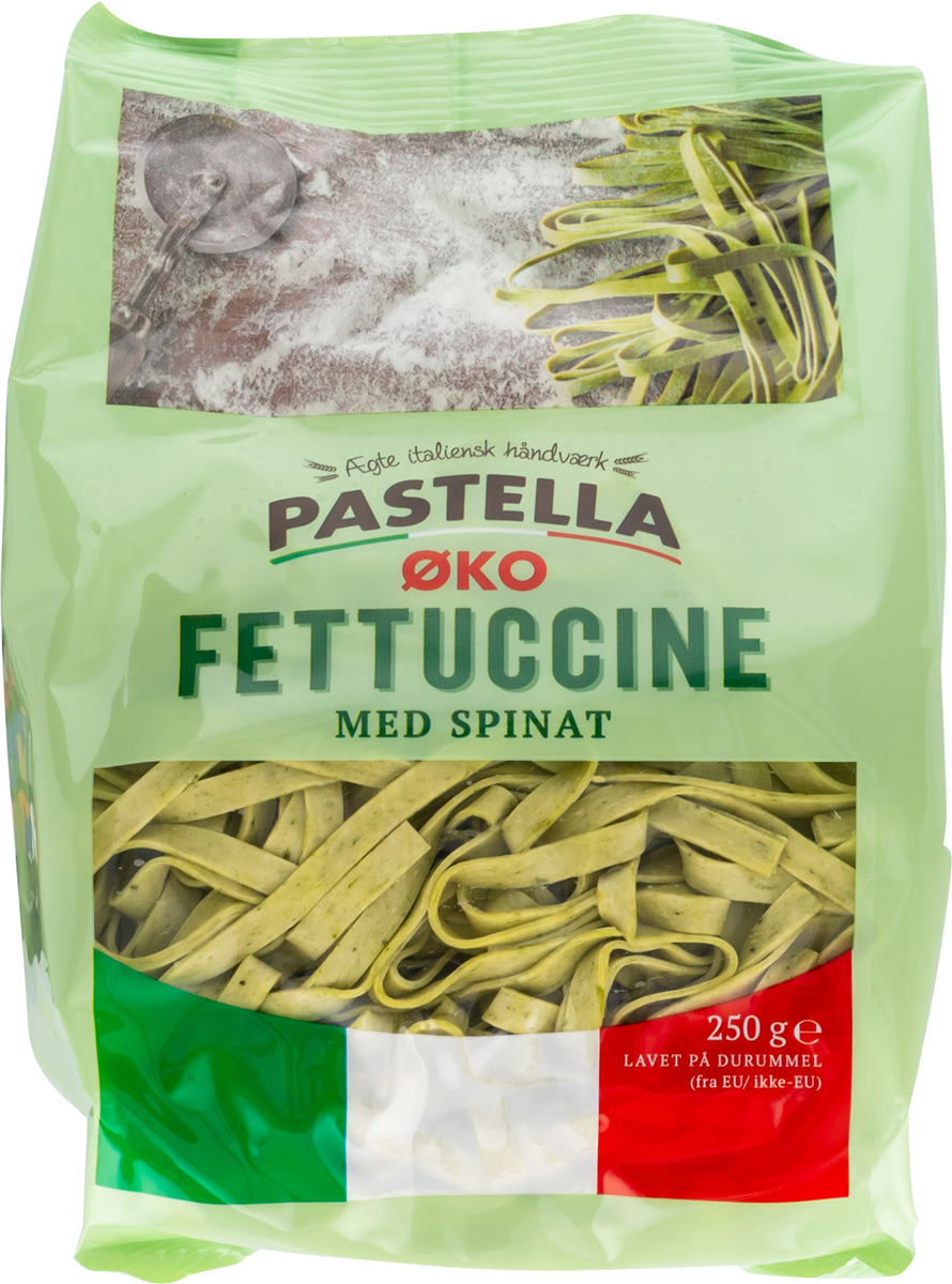 Pastella Fettuccine Spinat Økologisk 250 g