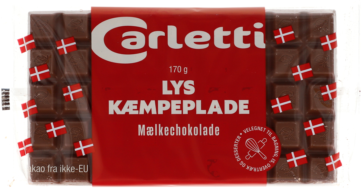 Carletti Mælkechokoladeplade 29%