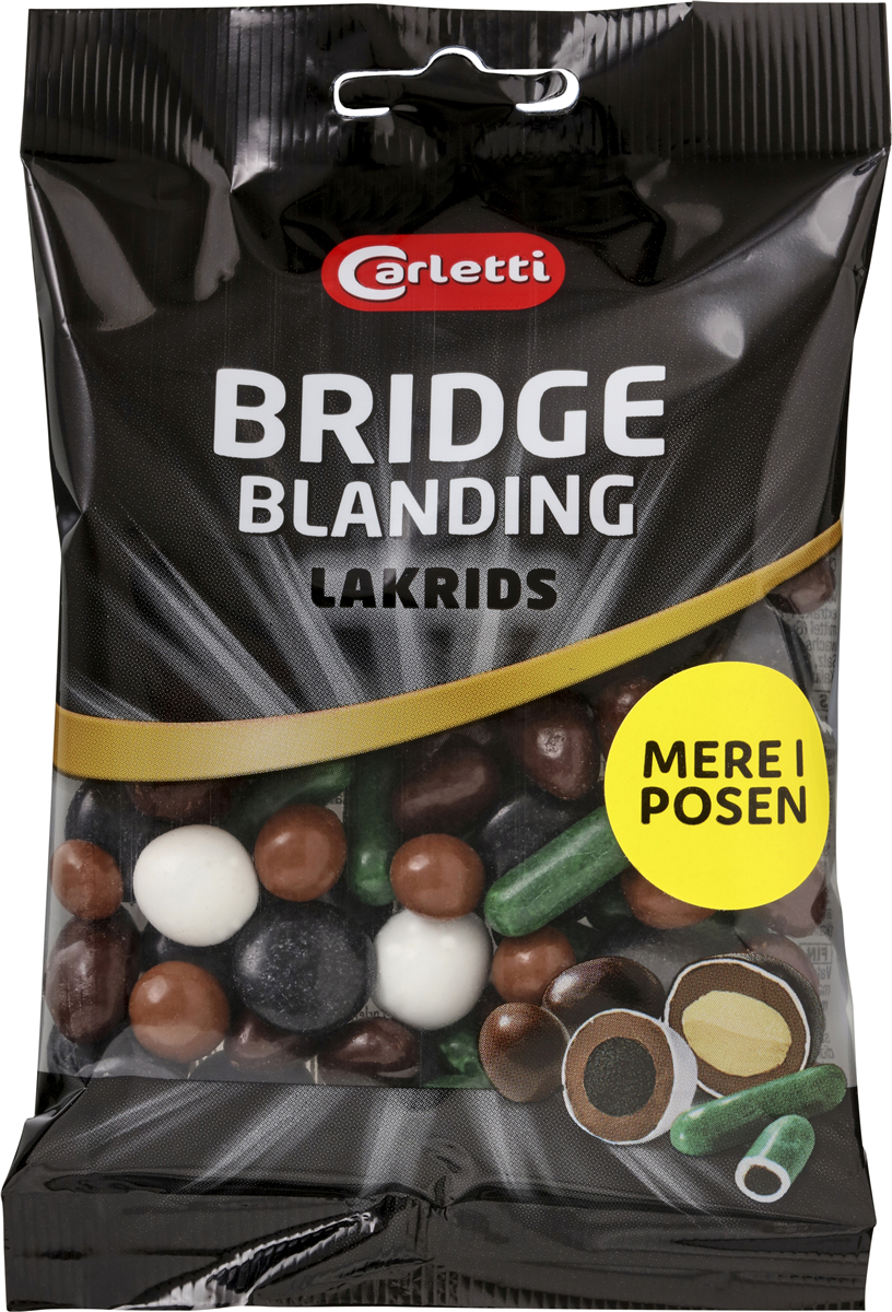 Carletti Bridge lakrids 190 g