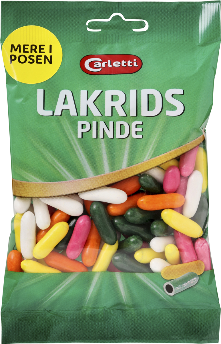 Carletti lakridspinde 160 g
