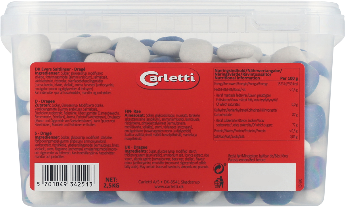 Carletti saltlinser 70 g