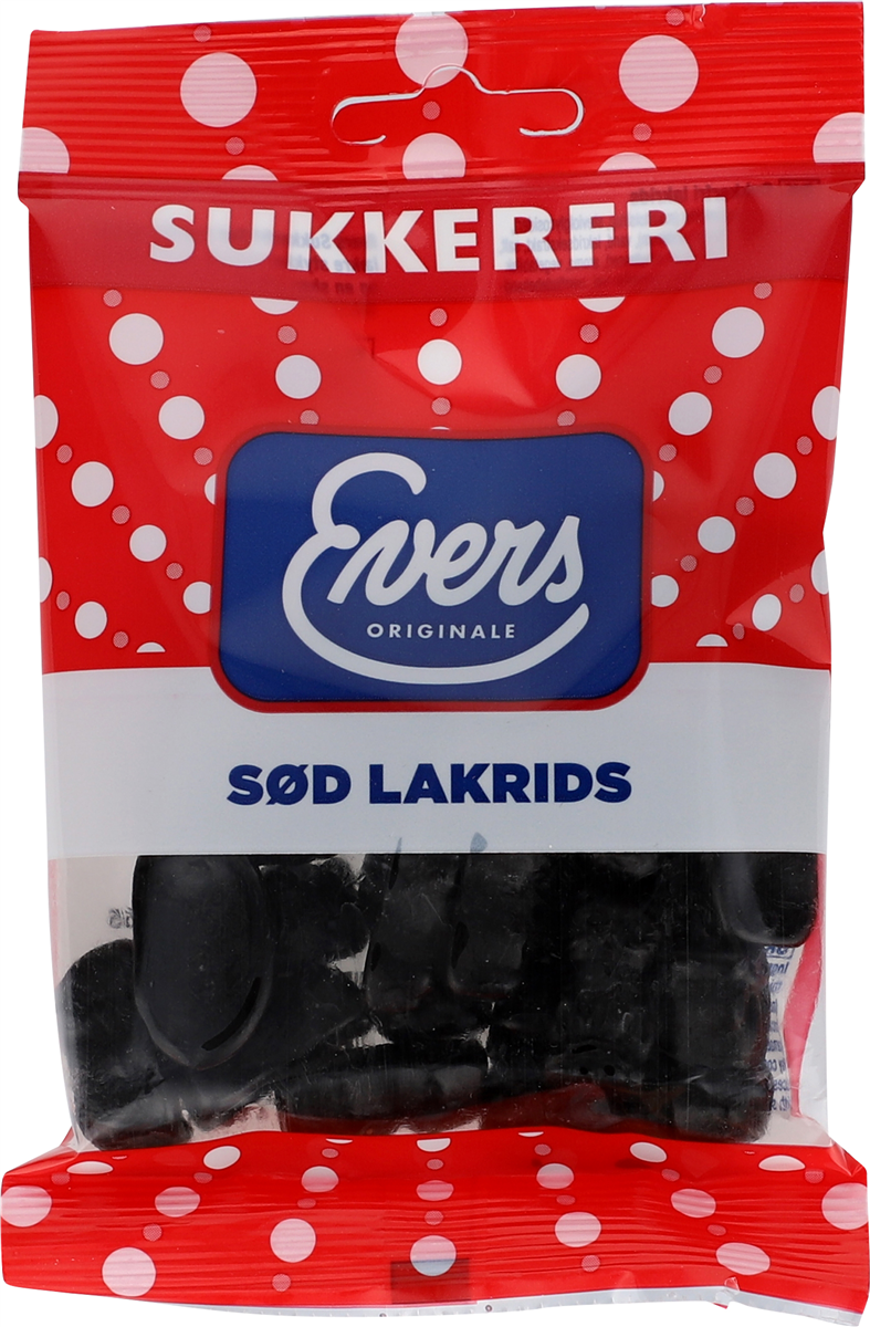 Evers Sød Lakrids Sukkerfri