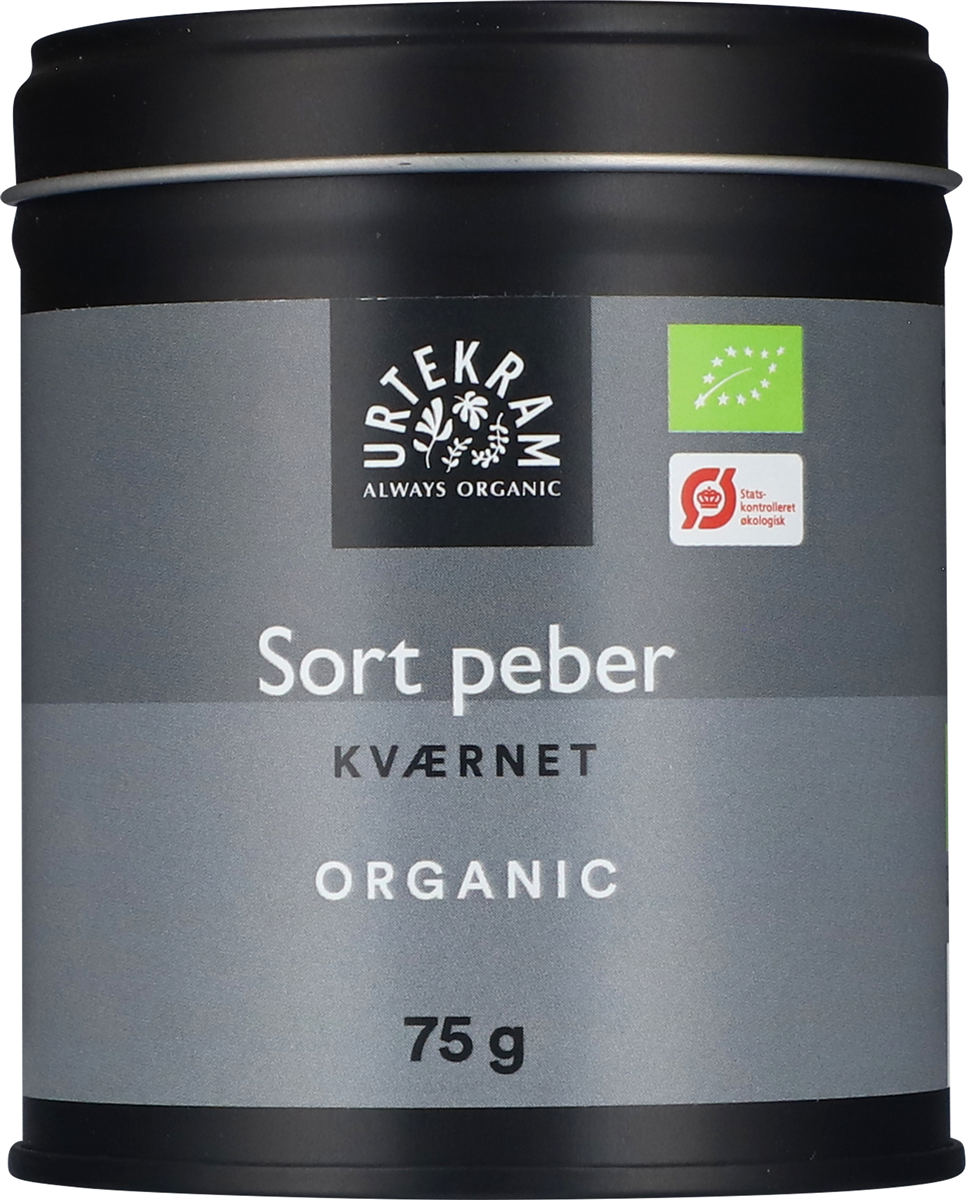 Urtekram Urt. sort peber knust øko 75 g