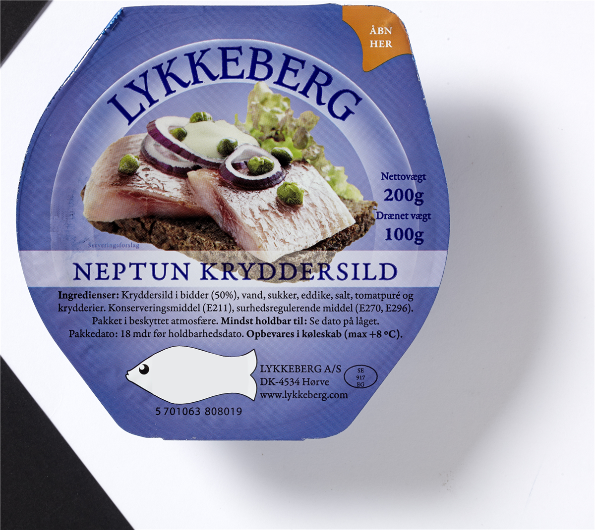 Neptun krydder sild i bid 200 g