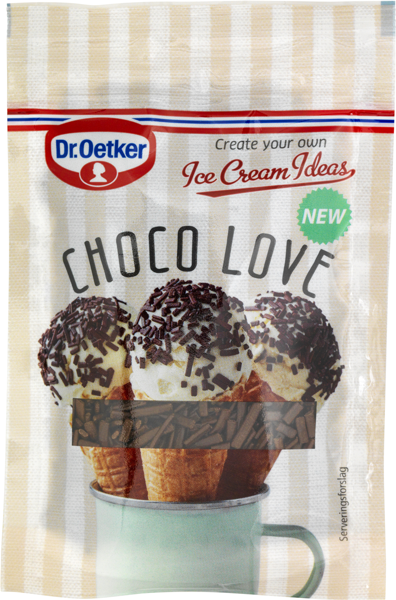 Oetker krymmel Choco Love 40 g