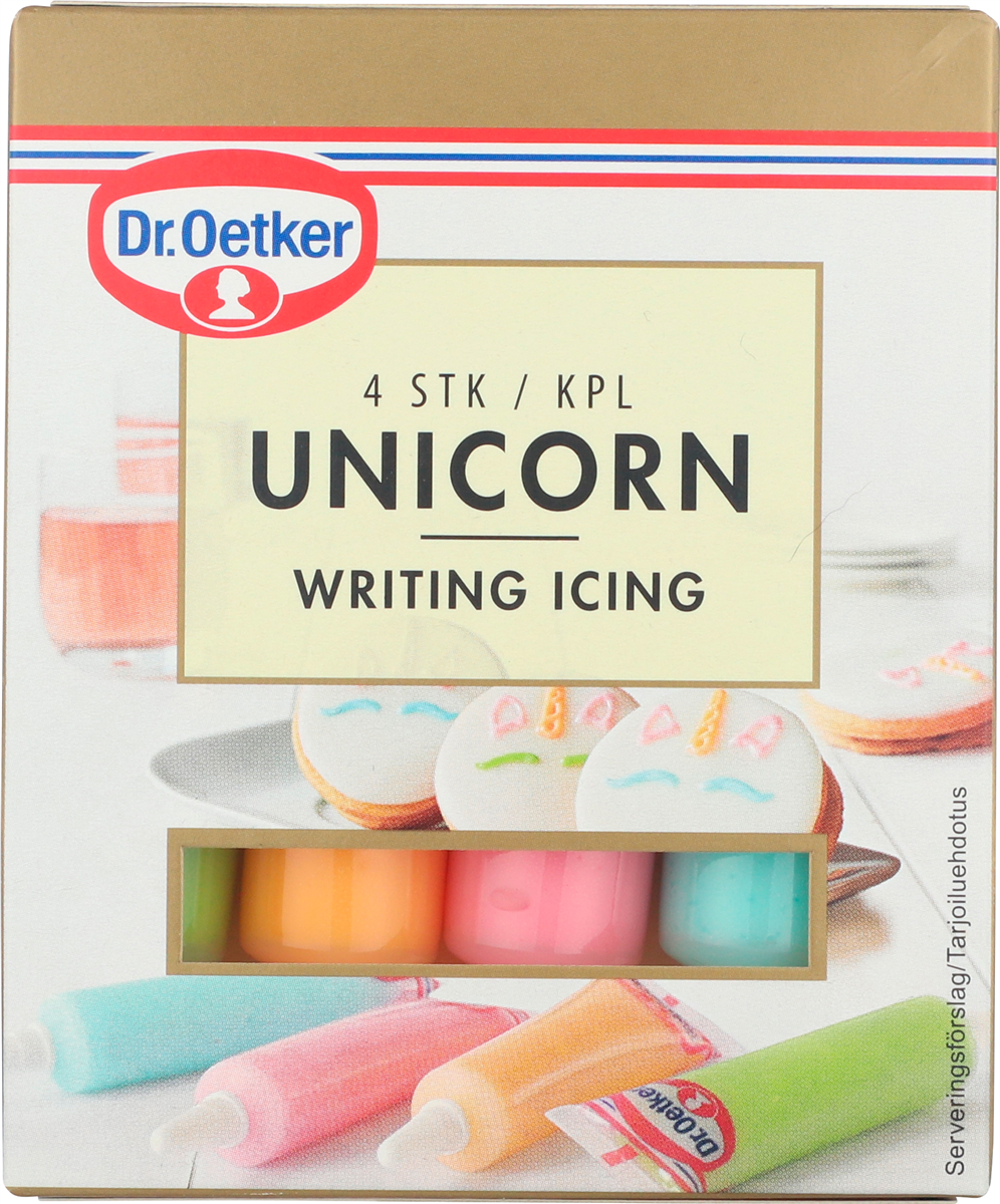 Dr. Oetker Unicorn Writing Icing