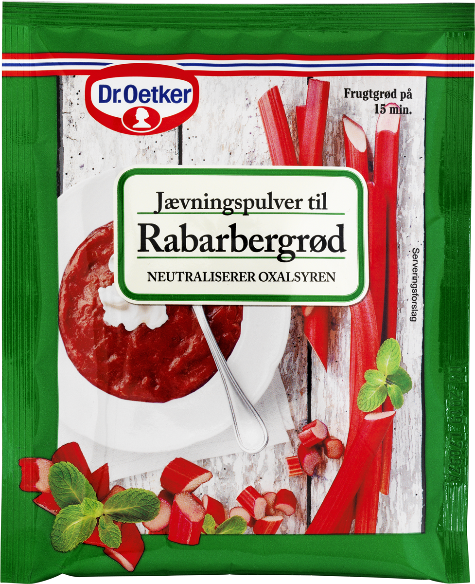 Oetker Jævning Rabarber
