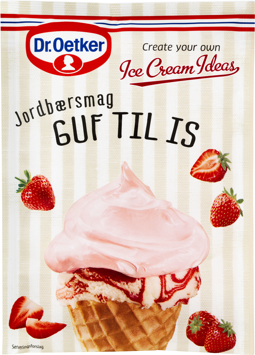 Oetker Guf Til Is Jordbær 150 g