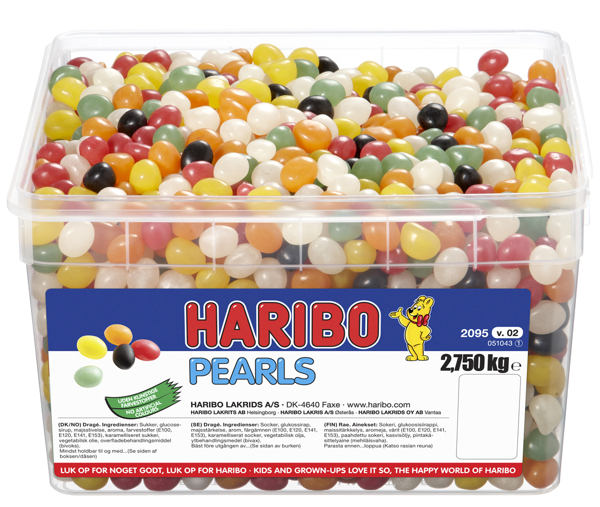 Haribo P M Pearls 1 x 2750 g 2750 g