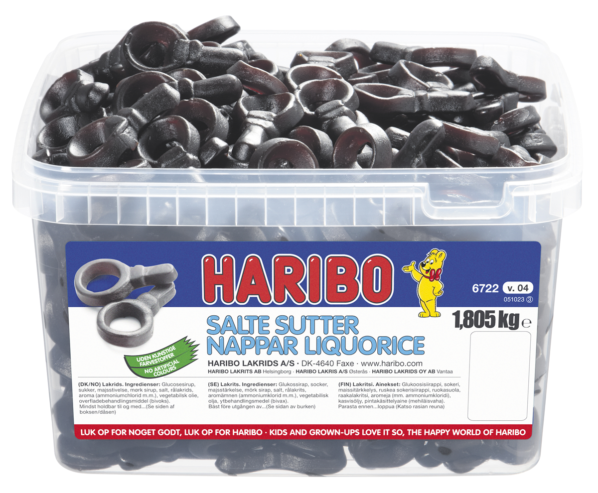 Haribo P M lakridssutter 1 x 1805 g 1805 g