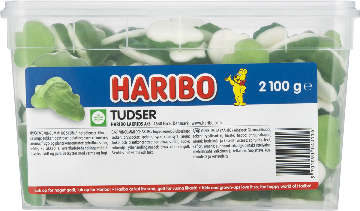 Haribo tudser 2100 g