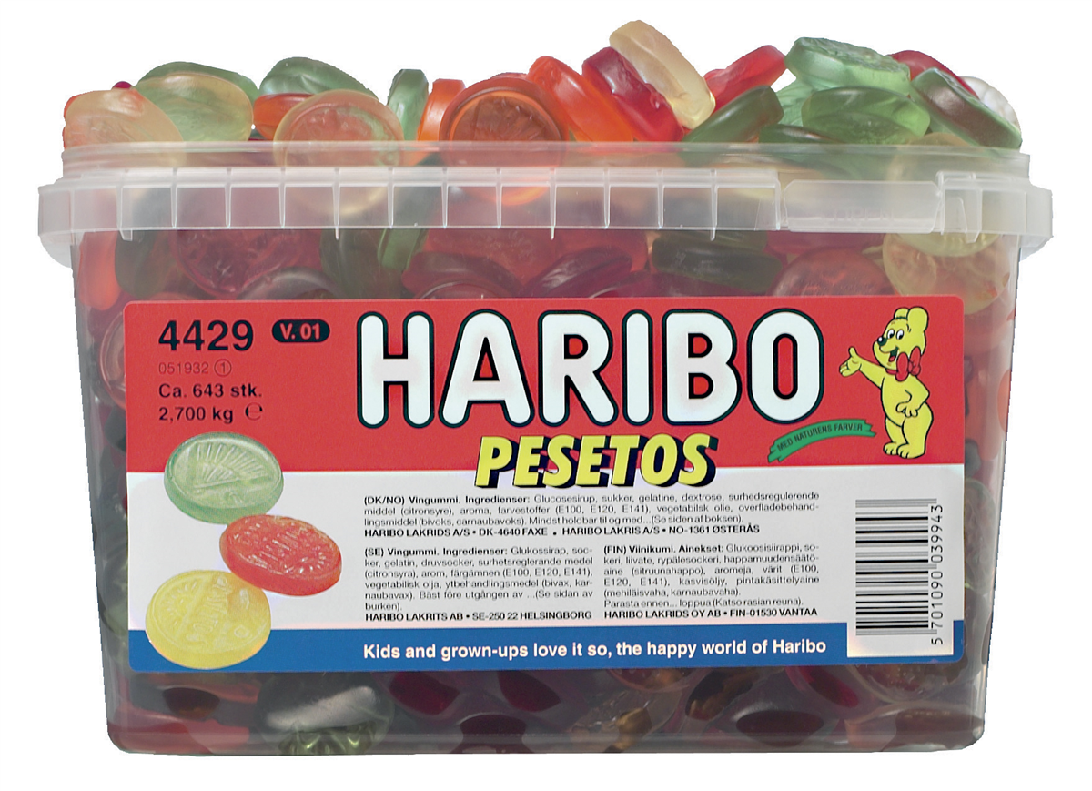 Haribo Pesetos 2700 g