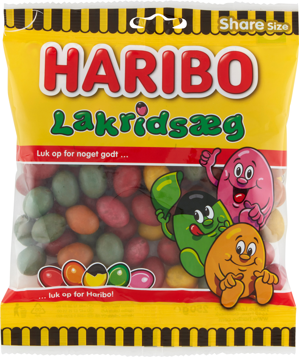 Haribo lakridsæg 250 g