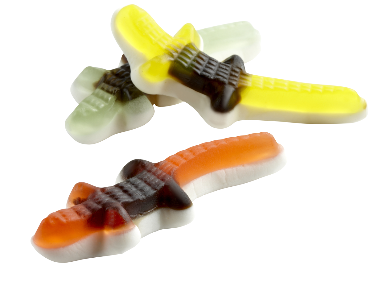 Haribo Crocodiles i box 1,6 g