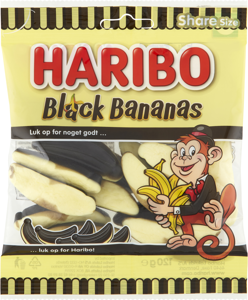 Haribo Black Bananas 120 g