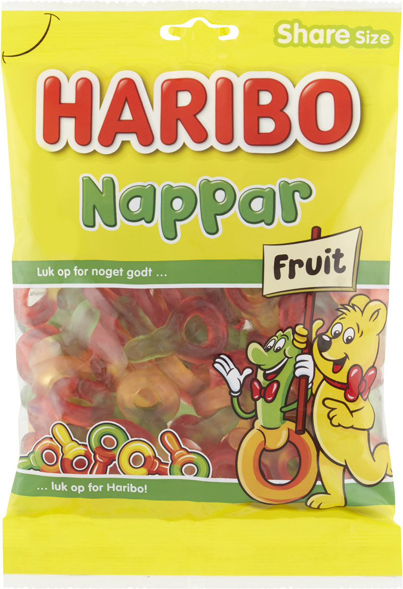 Haribo Nappar Fruit 375 g
