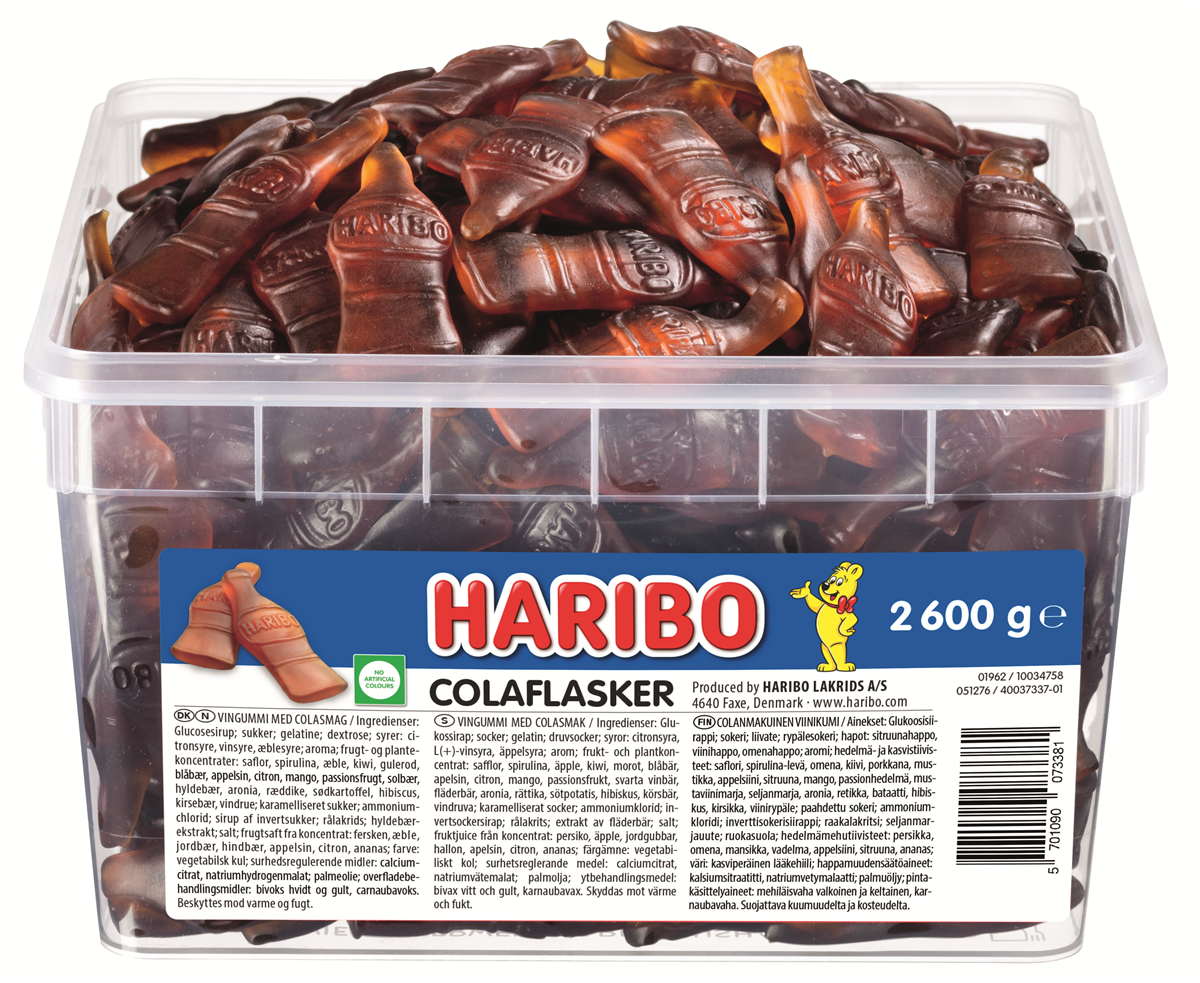 Haribo cola flasker 2,6 g