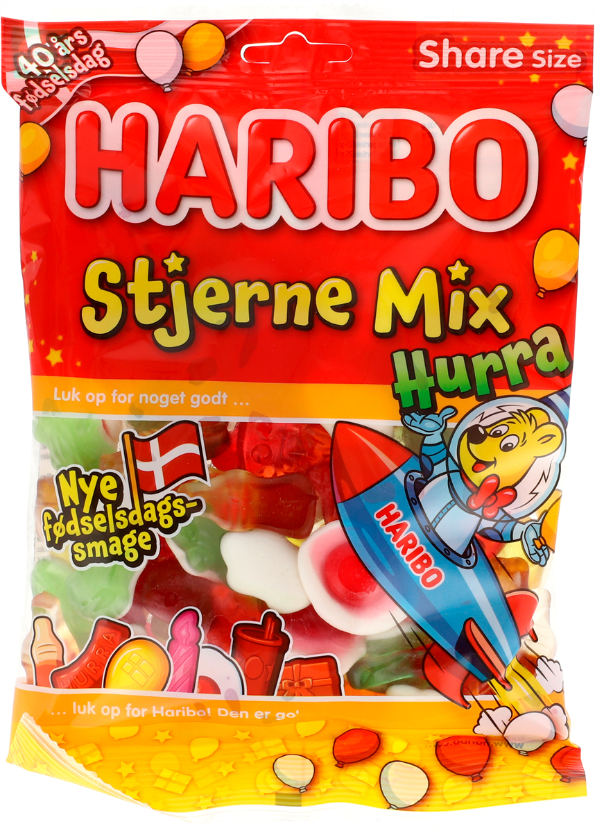 Haribo Stjerne Mix Hurra