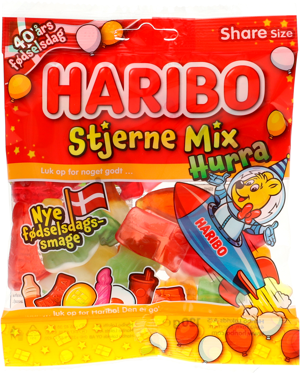 Haribo Stjerne Mix Hurra