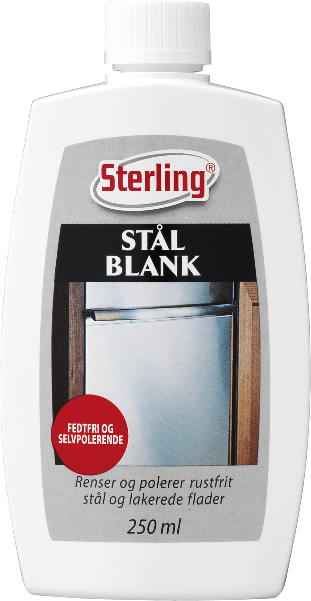 Sterling stålblank 250 ml