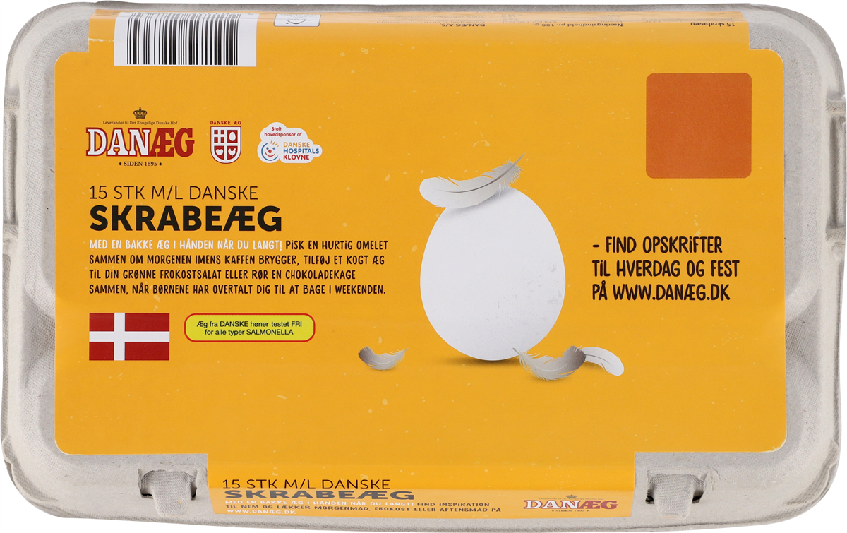 Danæg Skrabeæg Str. M/L