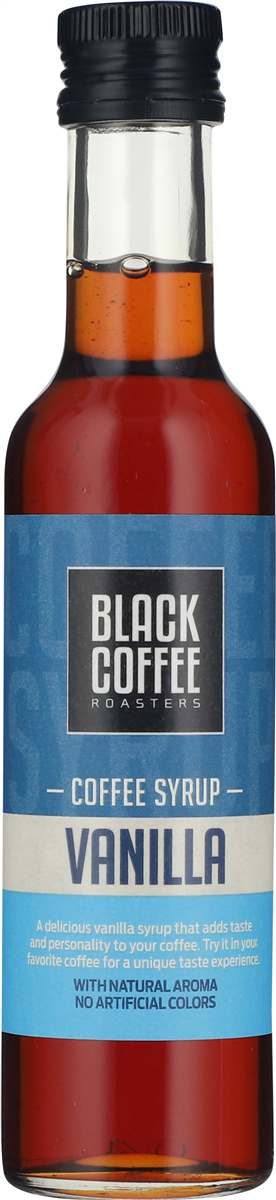 Black Coffee vanille sirup 250 ml